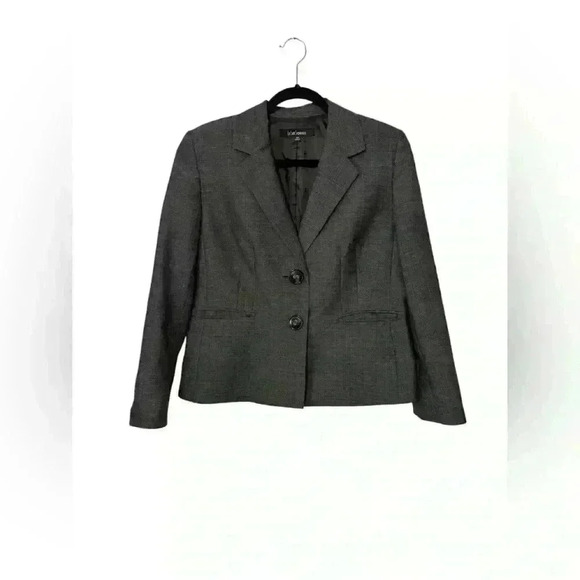 Le Suit Separates Blazer Gray Size 10P - Picture 1 of 6